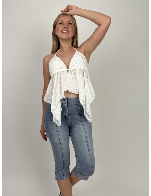 Bermuda denim capri jean LINDSAY