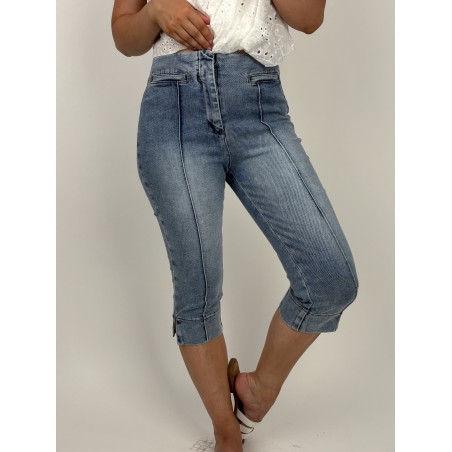Bermuda denim capri jean LINDSAY