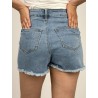Short denim à boutons décoratifs jean MOLLY