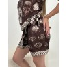 Ensemble short imprimé bohème choco VANESSA