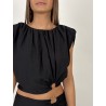 Ensemble ample chic noir Sylvie