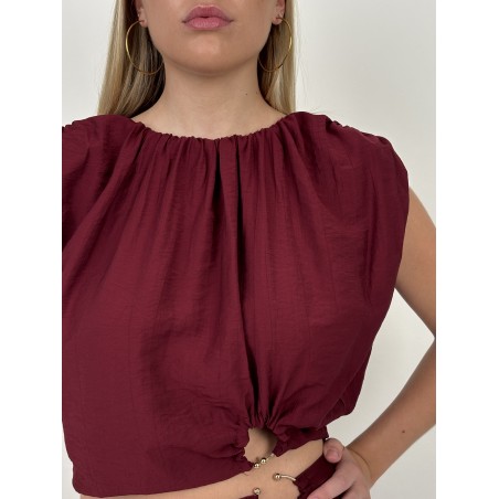 Ensemble ample chic bordeaux Sylvie