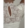 Blouse légère à dentelles blanche VALENTINA