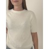 Pull en maille léger doux blanc GIGI