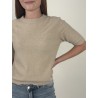 Pull en maille léger doux beige GIGI