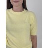Pull en maille léger doux jaune GIGI