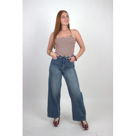 Jeans ample effet décoloré GEMMA