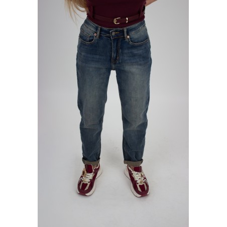 Jeans slim effet décoloré BRENDA