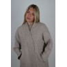 Gilet en maille douce confortable beige JULIETTE