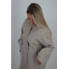 Gilet en maille douce confortable beige JULIETTE