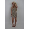Robe marinière dos nageur choco ANAELLE