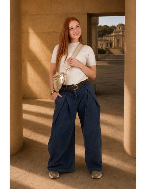 Jeans ample effet portefeuille BONNIE