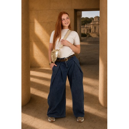 Jeans ample effet portefeuille BONNIE