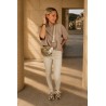 Pull long en laine épaisse taupe AUDREY