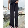 Pantalon fluide & ample noir Yanina