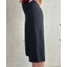 Pantacourt fluide wide leg noir Maude