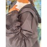 Veste coupe vent style blouson noire INGRID