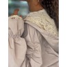 Veste coupe vent style blouson beige INGRID