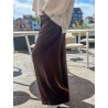 Pantalon fluide et large choco Zoe
