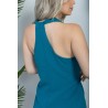 Robe longue brique Gisèle