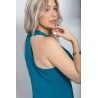 Robe longue brique Gisèle