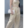Top bustier doré Bridget
