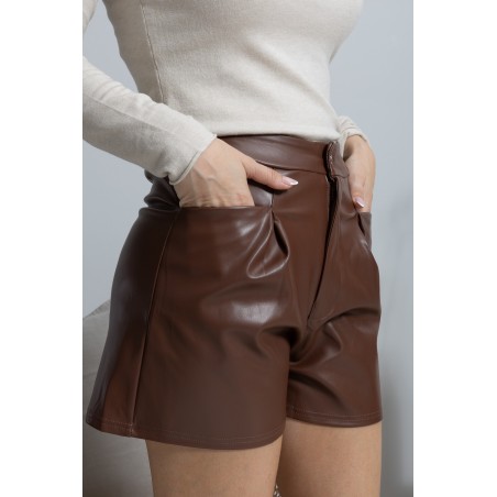 Short effet cuir Molly