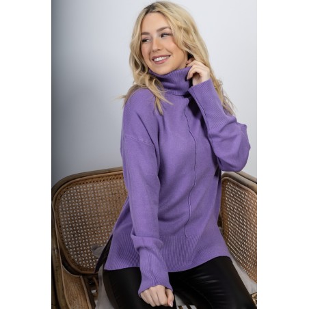 Amelia pull col roulé