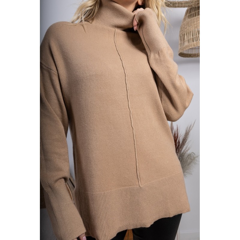 Amelia pull col roulé