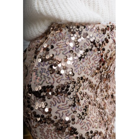 Disco jupe courte à sequins