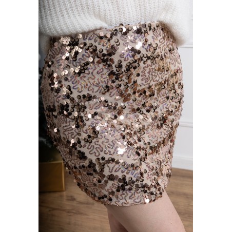 Disco jupe courte à sequins