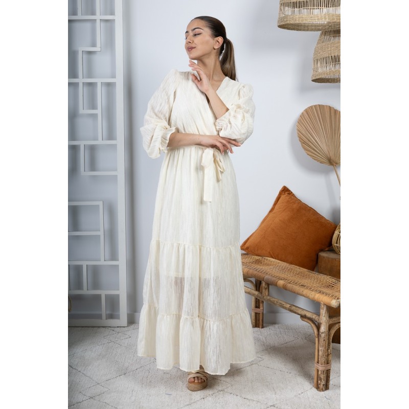 Calista robe manches longues