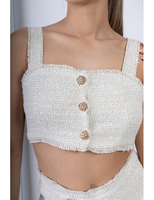 Jamila top boutons