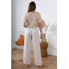 Pull cache coeur Brigitte
