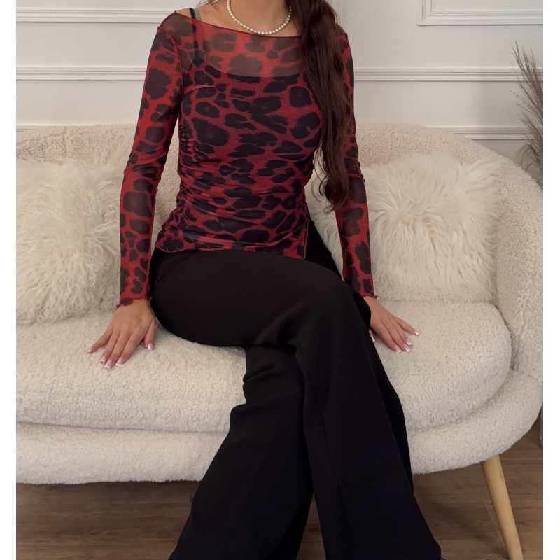 Blouse léopard Léonce