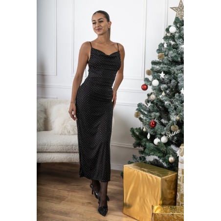 Robe Dos Nu Strass Isra