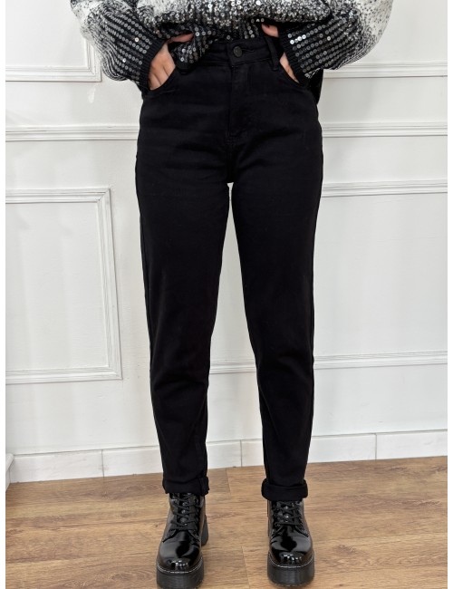 Pantalon ample noir Gina