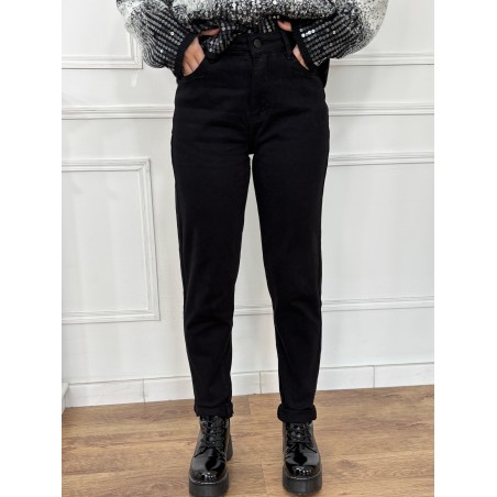 Pantalon ample noir Gina