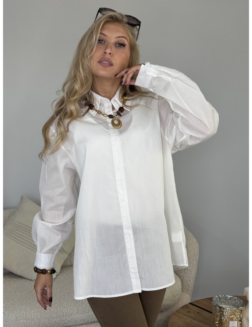 Chemise légère blanche Genessia