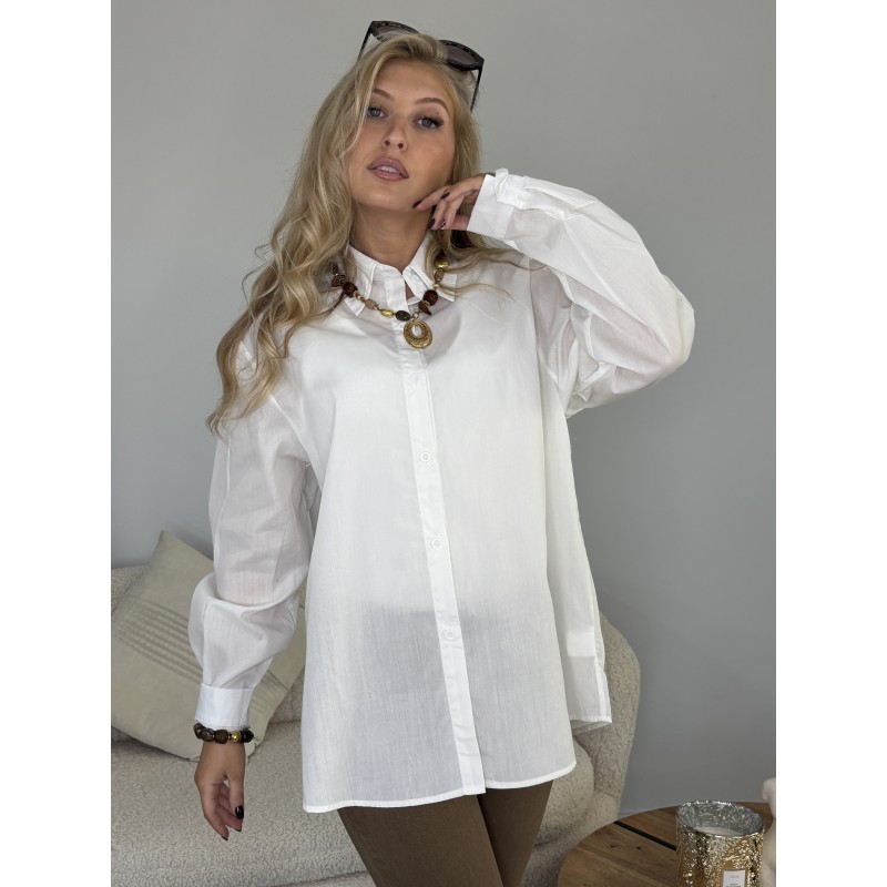 Chemise légère blanche Genessia