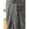 Robe nuisette à sequins noire Enrica
