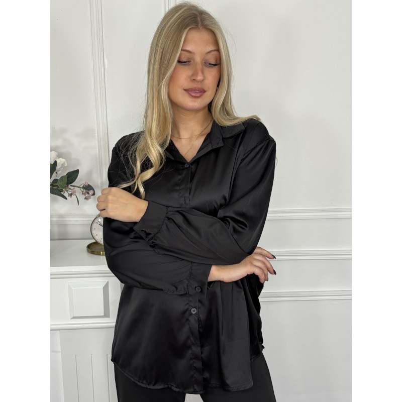 Blouse légère noire DESPINA