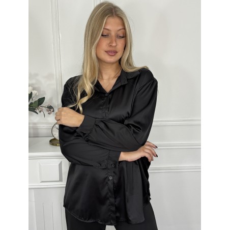 Blouse légère noire DESPINA