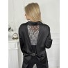 Blouse légère noire DESPINA
