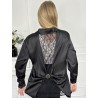 Blouse légère noire DESPINA