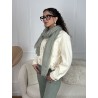Veste à motifs unie beige VICTORIA