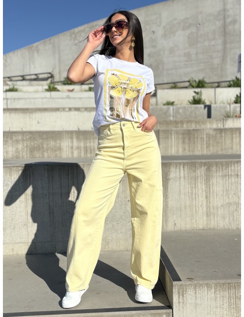Pantalon ballon jaune MARA