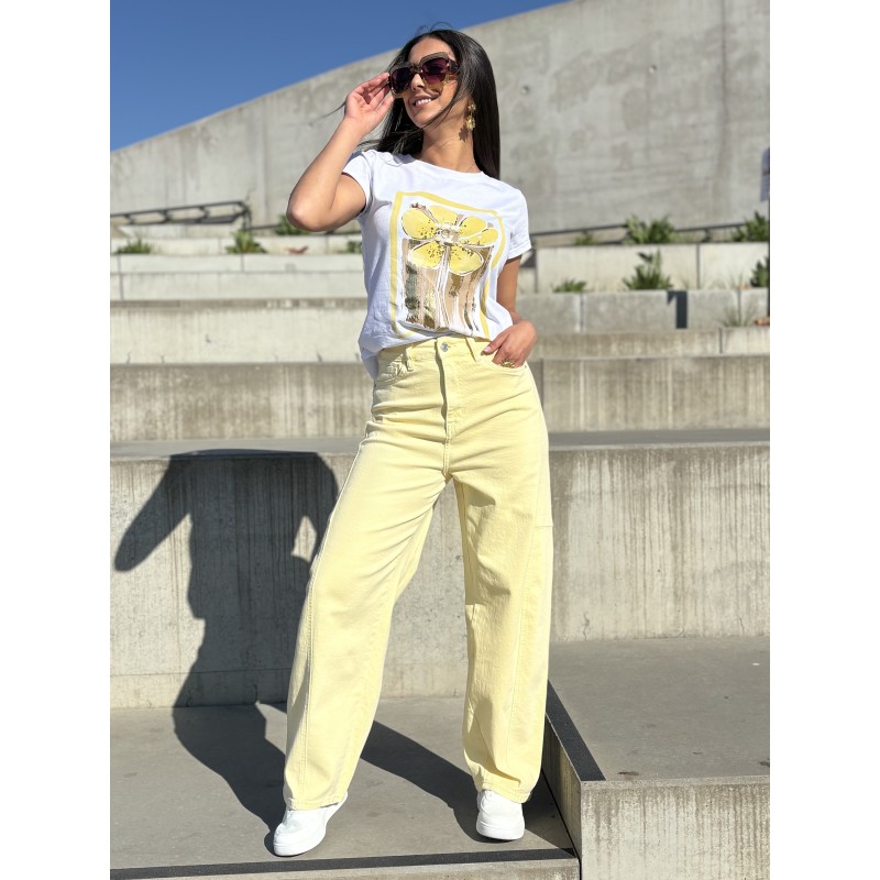 Pantalon ballon jaune MARA