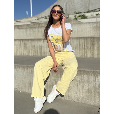Pantalon ballon jaune MARA