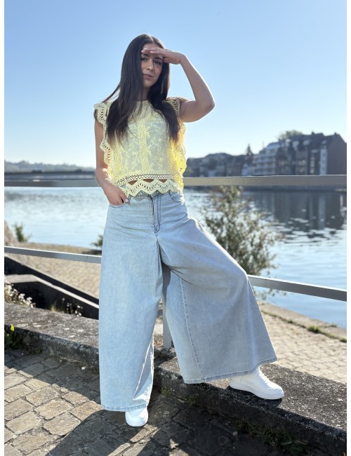 Jupe culotte jeans CALISTA
